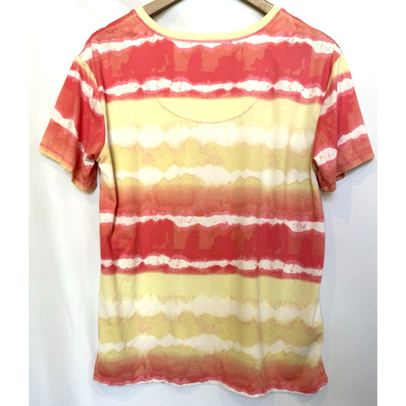 Betsey Johnson Womens Pajama Lounge Set Size M Tie Dye Lace Shirt Jogger Pants - Picture 5 of 10